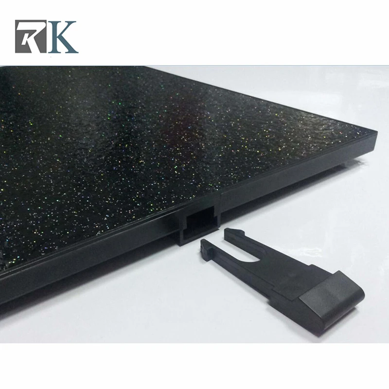 Черно-белый свадебный напольный танцевальный пол из ПВХ, пластиковый танцевальный пол для беговой вечеринки