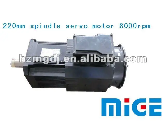 265mm 15kw ac spindle servo motor 8000 rpm