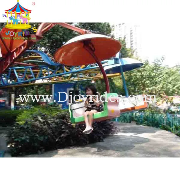 Popular funfair rides family game machine 24 seats double flying paratrooper ride for sale