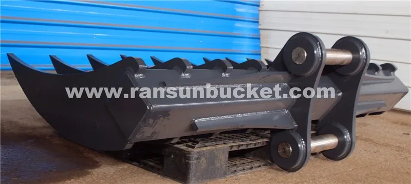 20% off mini excavator rock rake for sale