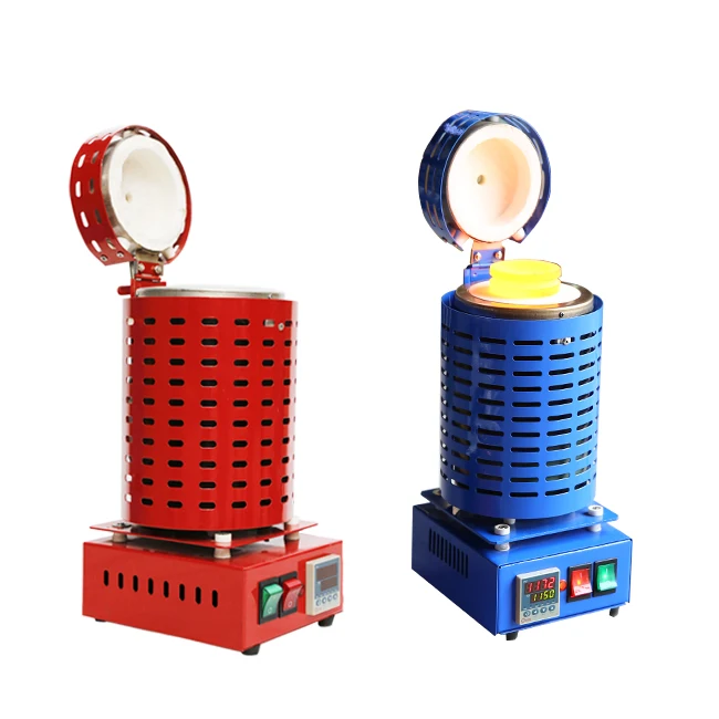 220V 4kg Metal Melting Electric Furnace for Gold Silver Copper Aluminum