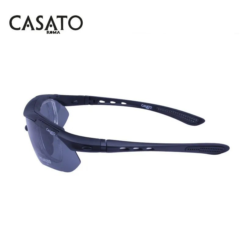 CASATO New Men Bike Polarized Sports Cycling Sunglasses With 5 Lenses