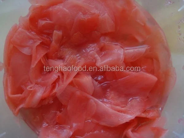 
Sample avialble pink sweet taste quality guarantte sushi ginger marinated 