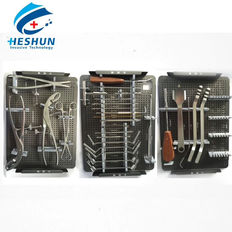 Ортопедические комплект хирургических инструментов для нижних конечностей имплантатов пластин