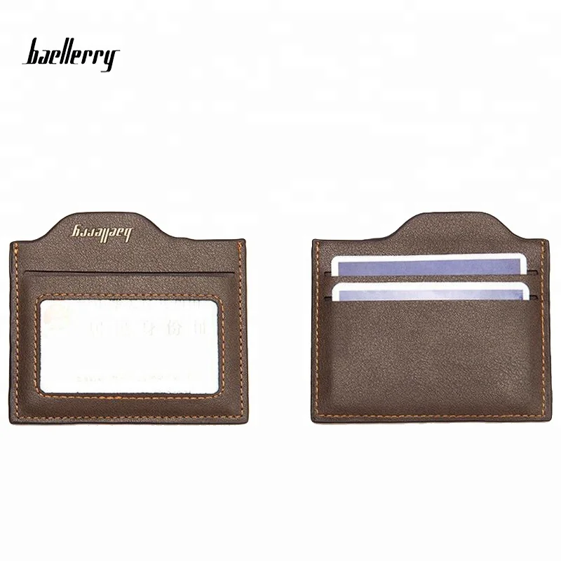 Baellerry New 2017 Men Wallets Coin Purse Male Money Purses Soft Card Case Bags New Classic Soild Pattern Designer Wallet