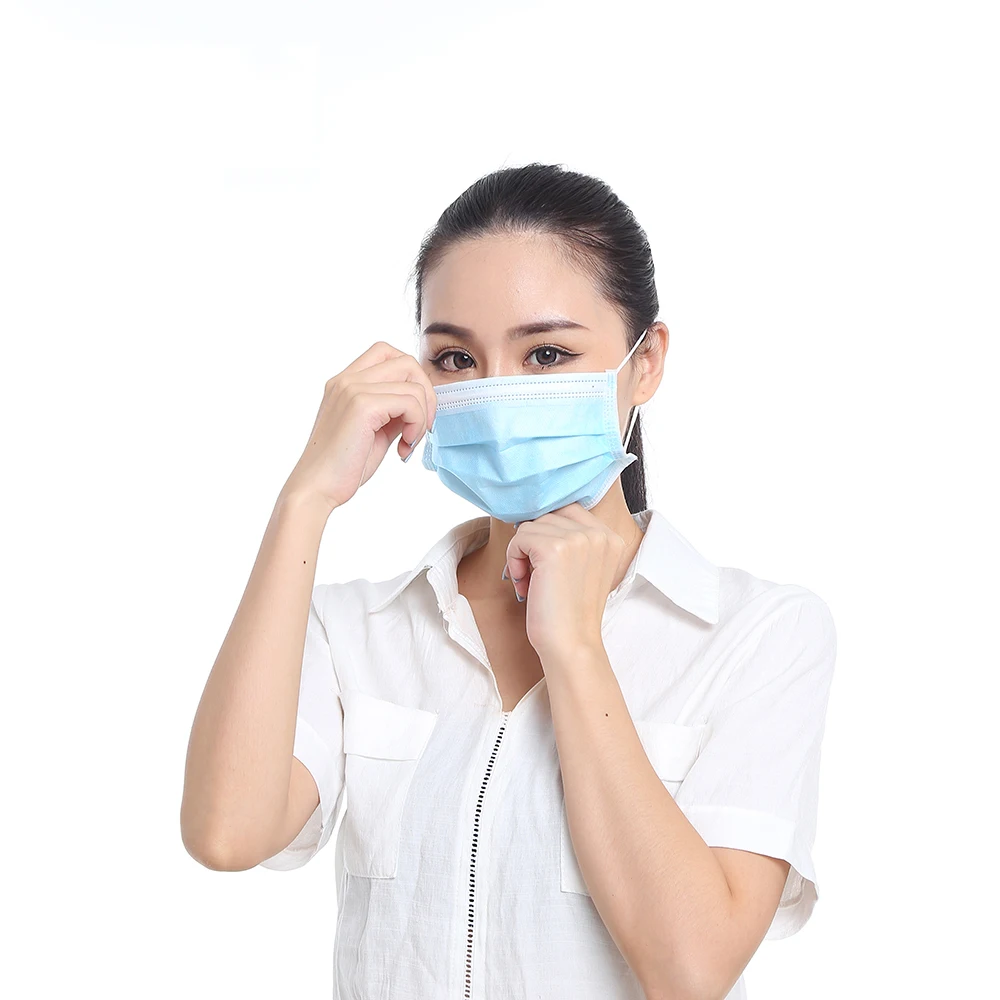  Одноразовая 3-слойная медицинская маска для лица с EN14683 Тип IIR Хирургическая Маска