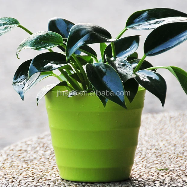 Garden supplies attractive colorful plastic wholesale flower pots