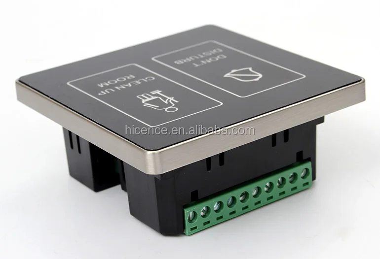 Tempered Glass Touch Panel Zinc Alloy Frame DND MUR Indoor Control Switch with hidden ring bell switch smart