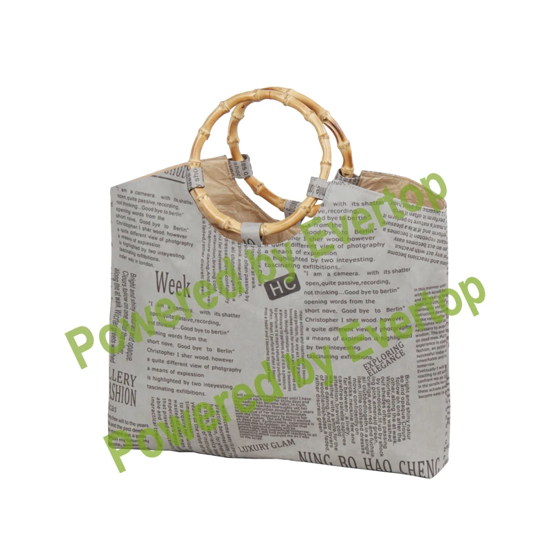 Washable  jeans paper bag craft paper handbag