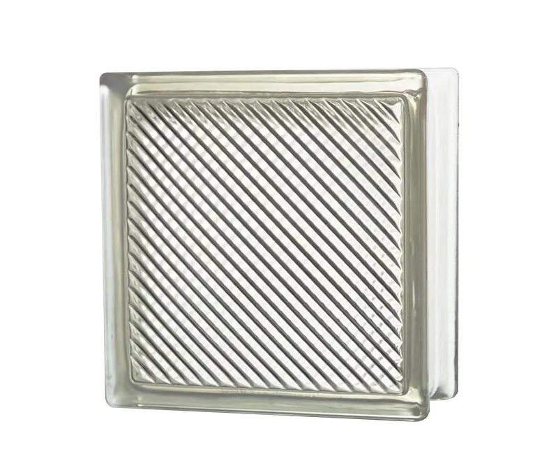 Wall Decorative Building Craft Clear Transparent Crystal Hollow Glass Block Price