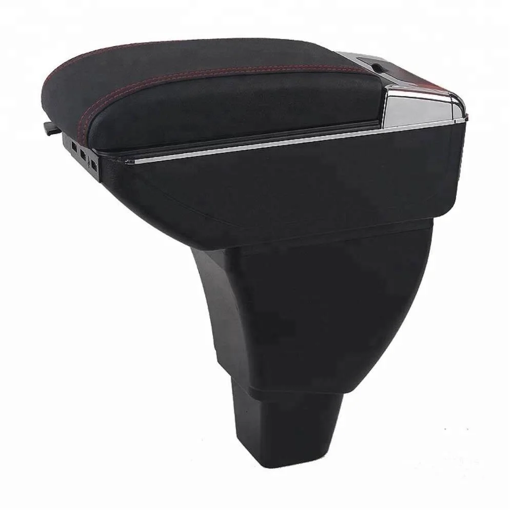 2018 New design 7 USB Japan  NOTE PU leather armrest console box