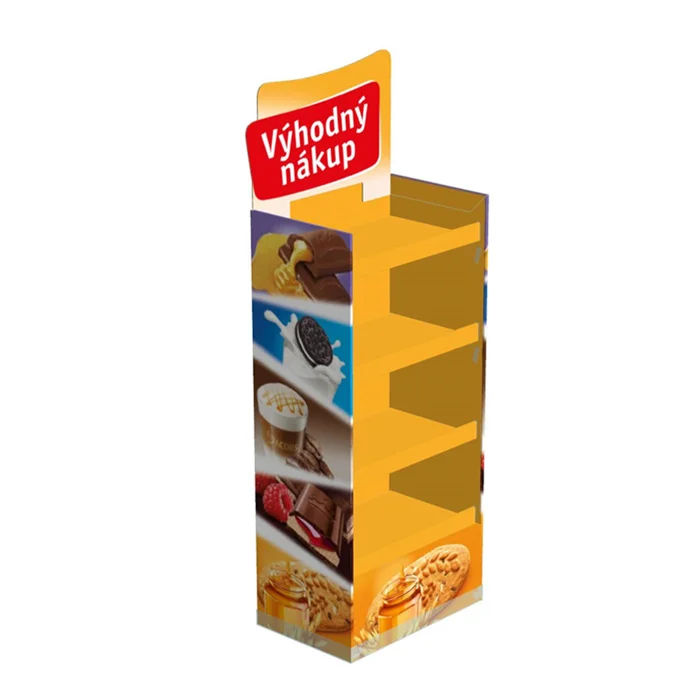 2024 HOT Free New Custom Design High Quality Promotion Recyclable Pos Chocolate Display Stand