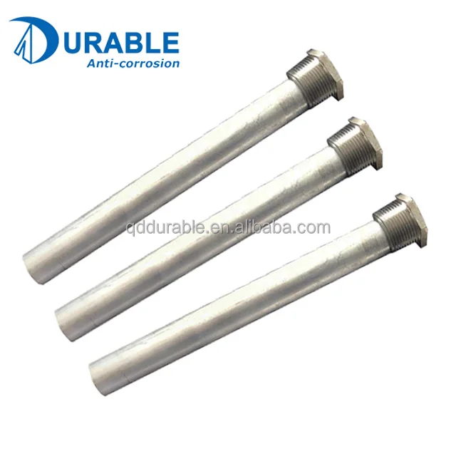 China supplier for aluminum zinc anode rod of water heater spare parts
