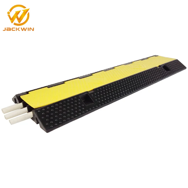 Roadside Safety/Stage/Party Used Rubber Cable Protector Cable Tray 3 Channels