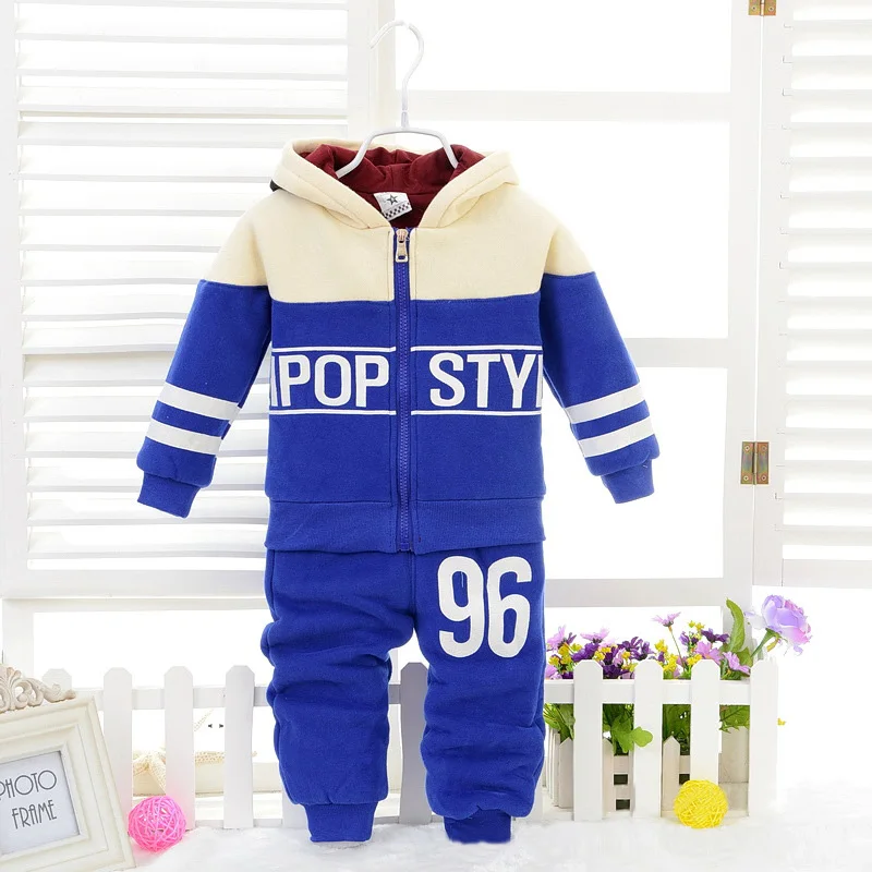 MamaLove High Quality Winter Children Clothing Set Girls/boy Suit Vest Hoodies +Pants 2pcs 1-4Y Kids Clothes For Baby Girl/boy