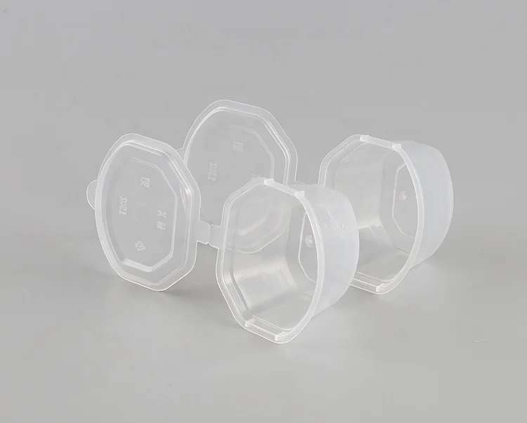 Round OEM 1oz Sauce Cup Transparent Sauce Cup Plastic PP Disposable Sauce Cup With Lid
