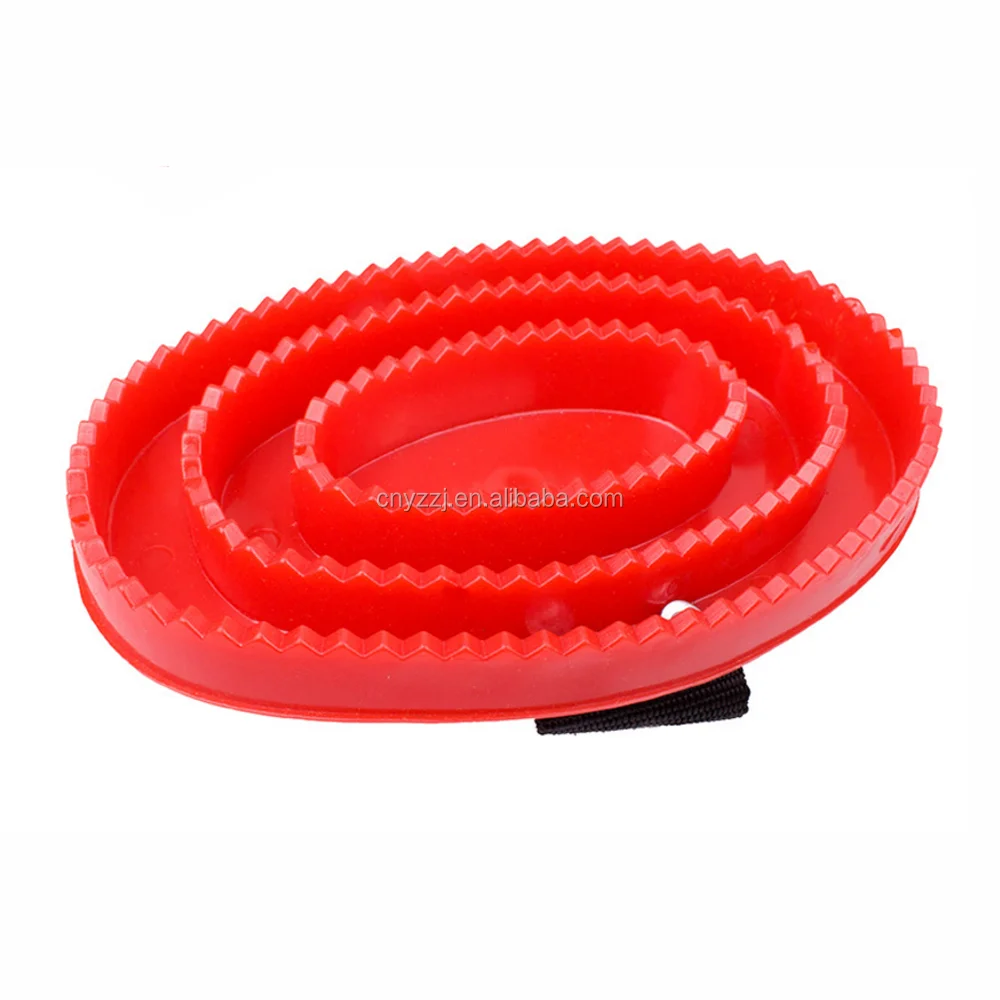 Horse Shedding Tool Hair Grooming Brush Set Kit Bag