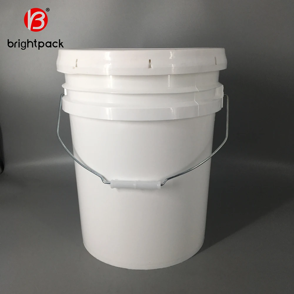 
Empty 5 gallon Plastic Paint Buckets 20 liter UN plastic pail for Sale 