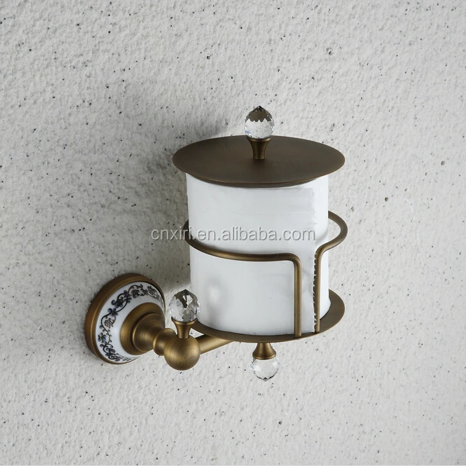 Держатель для туалетной бумаги, держатель рулона туалетной бумаги, античный латунный держатель рулона туалетной бумаги A51009