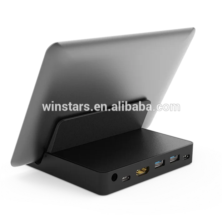 
Usb 3.1 Type-C универсальная мини-Док-станция с проходной зарядкой для ноутбука и 4K HDMI, док-станция для телефона, док-станция для планшета 