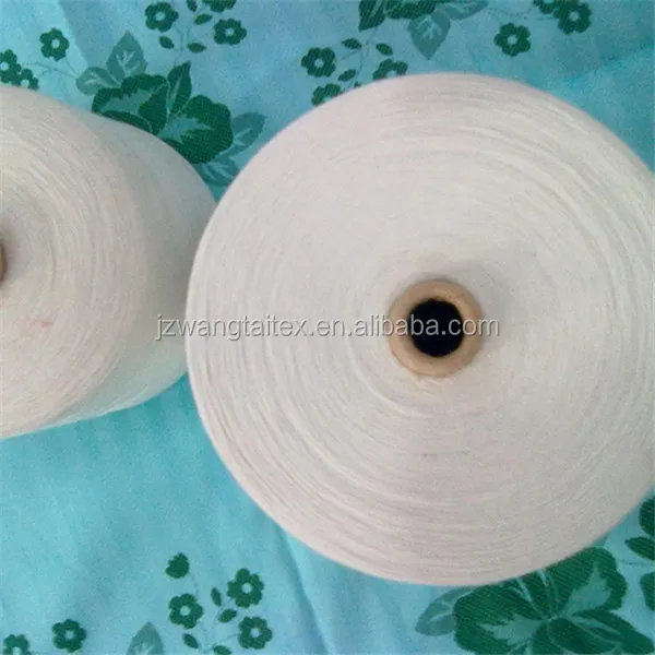 
100% VIRGIN POLYESTER SPUN YARN FROM 30S-60S MADE IN JINZHOU CITY FACTORY 