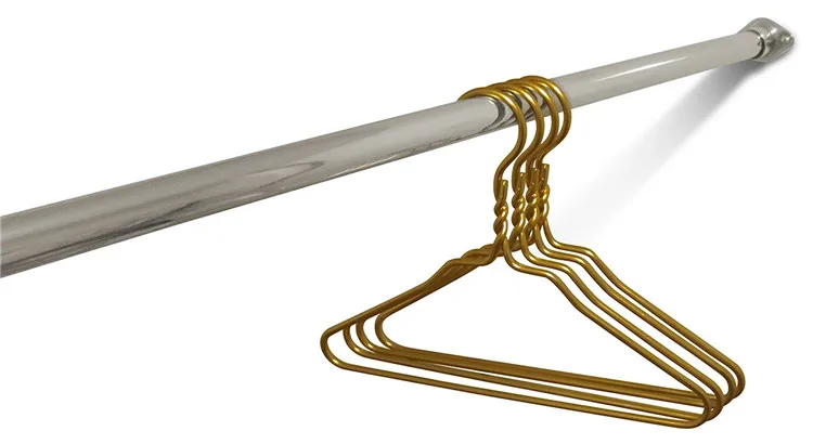 Heavy Duty Beautiful Gold Aluminum clothes Metal Suit Coat Hangers