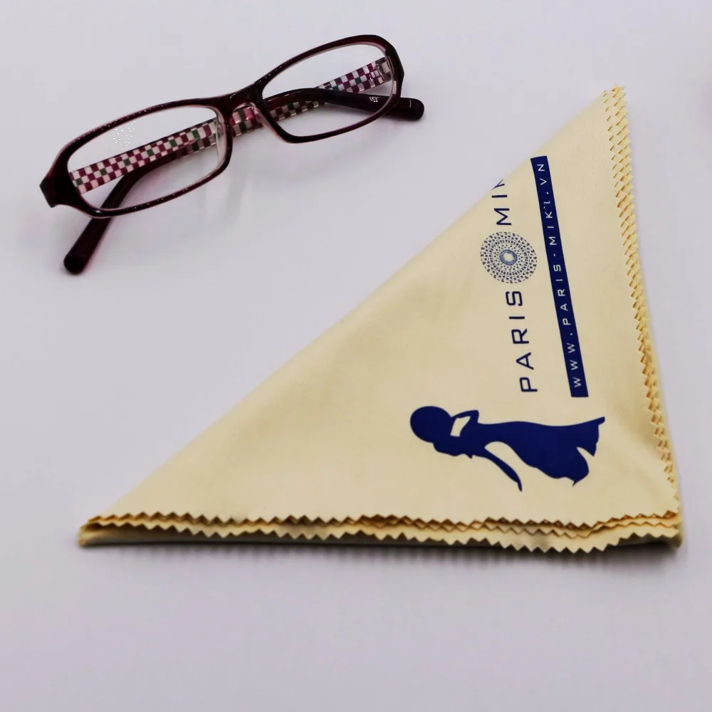 Wholesale Custom Lens Cleaner Wipes Microfiber Glasses Cleaning Cloth