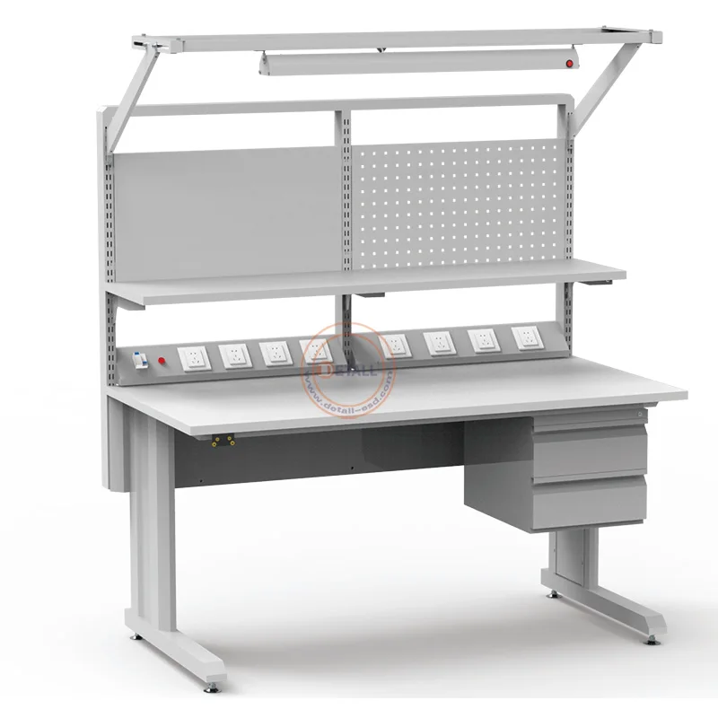 
Detall electrical metal technician engineering electronic esd computer repairs workbench table furniture 