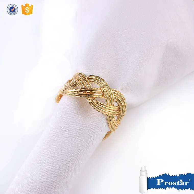 alibaba china gold cheap sale napkin ring