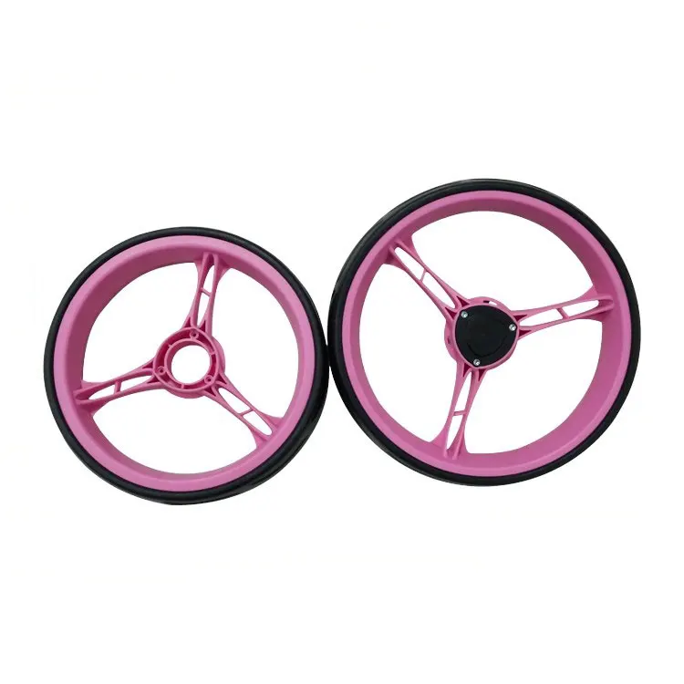 
New Style 9.5 Inch Golf Cart Wheels Plastic Golf Trolley Wheels 