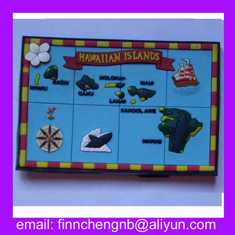 3D MIAMI City Name Souvenir Soft PVC Fridge Magnet Rubber Fridge Magnet