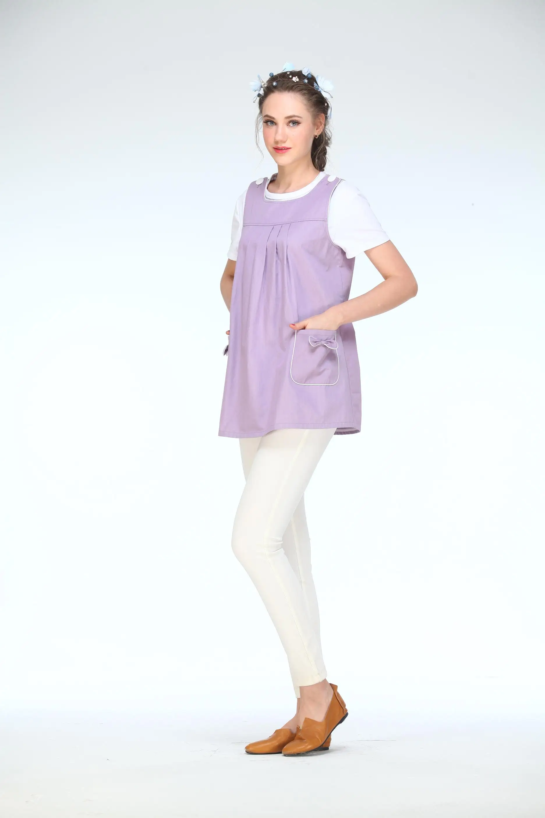 Hot Selling stainless steel silver anti radiation pregnant clothes for 5g