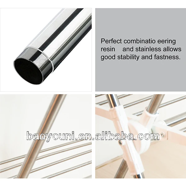 подкоёно byn сделай сам одежда сушилка новый стиль сушки вешалки складной из нержавеющей стали балкон сушильный стойки