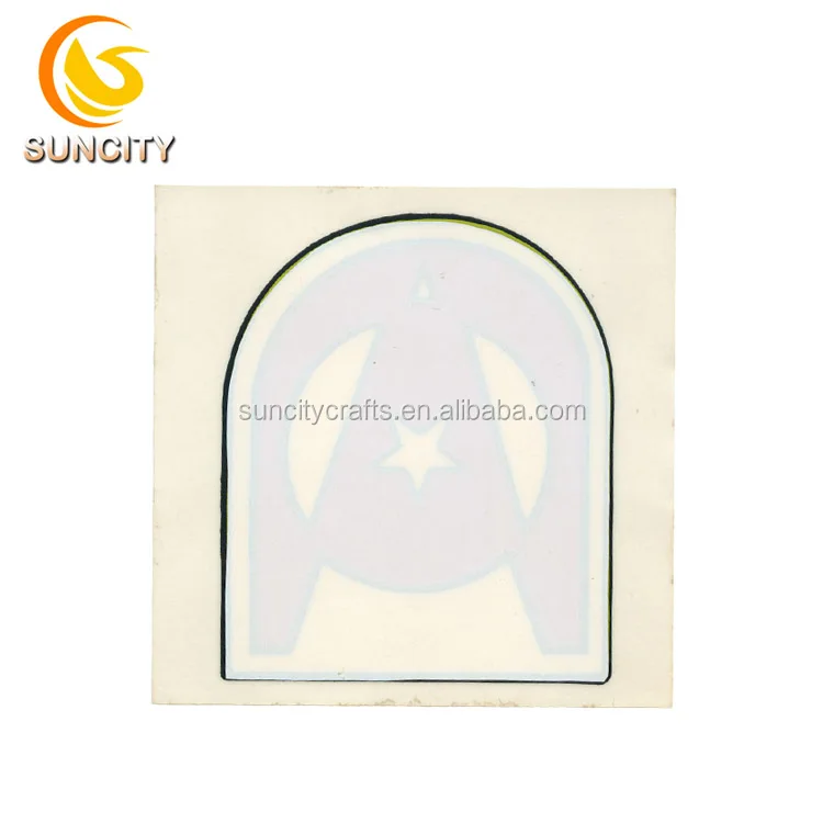  Custom static cling vinyl transperant sticker custom die cut car window