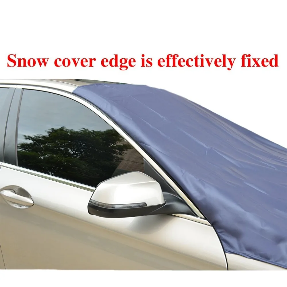 
Magnetic Edges Windshield Snow Cover for Car - Snow, Ice, Frost Guard UV Protection No More Scraping - Door Flaps ZHONGYUN JN019 