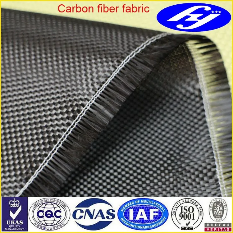 93g/m2 1K plain woven carbon fiber fabric/cloth/roll