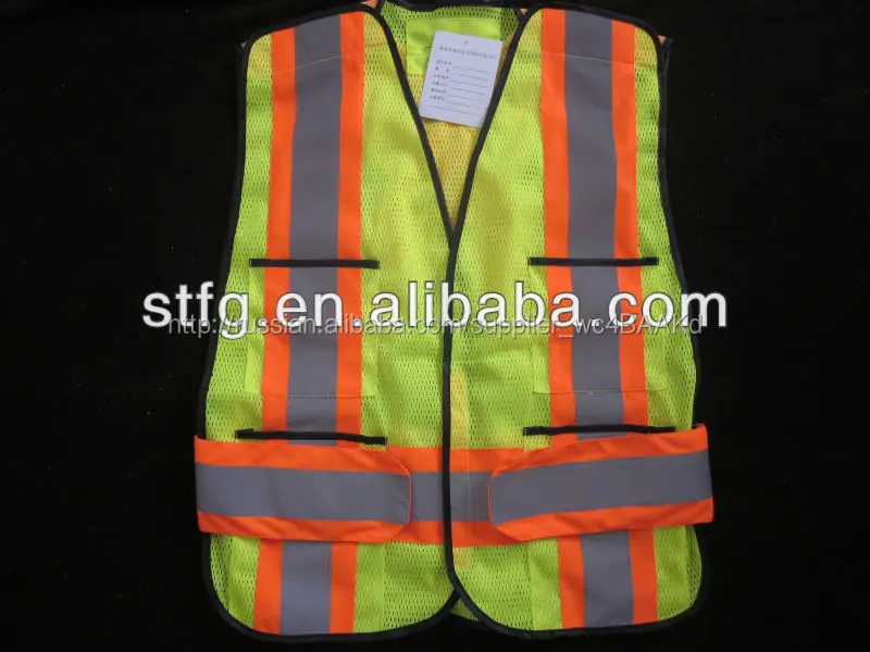 Оптовая продажа безопасности жилет высокой видимости безопасности жилеты пуленепробиваемые жилеты оранжевый желтый другой цвет