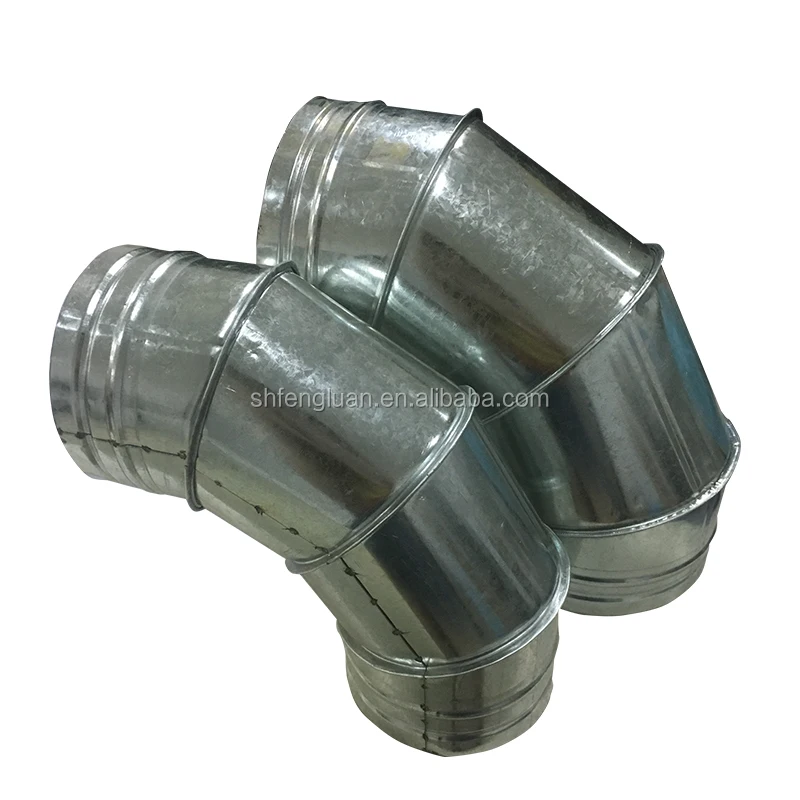 ventilation duct exhaust duct accessories HVAC system 90 degree elbow