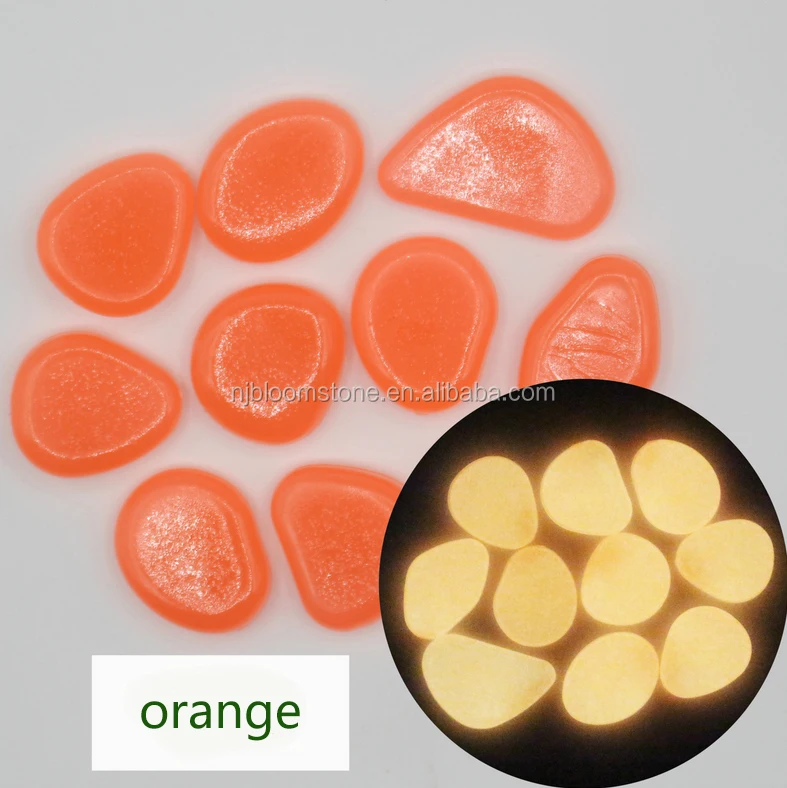 
Garden Use yellow Colors Glow Pebble Stone 