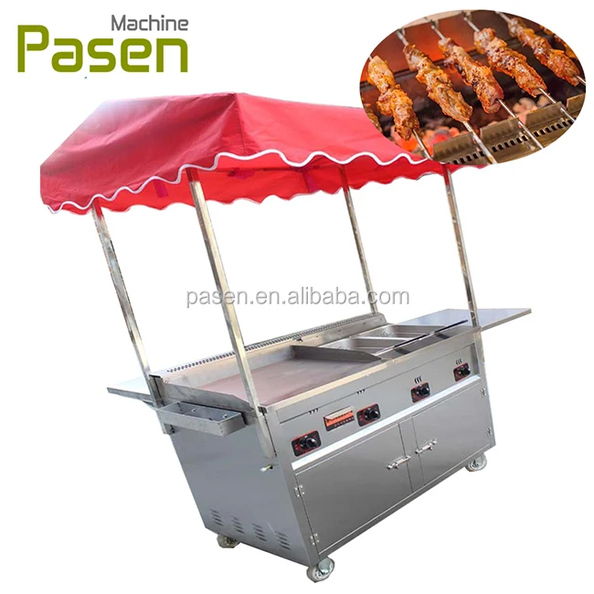 Mobile Street Food Cart Street Snack Carts Food Vending Carts For Frying