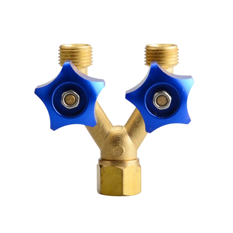 
Wholesale cheap price modern city brass oxygen y connector 