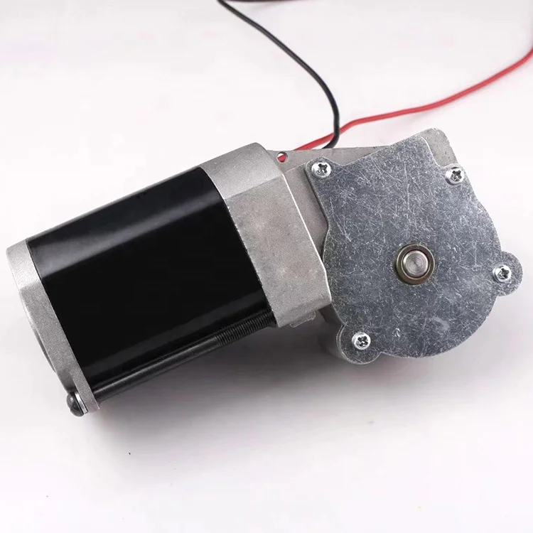 Custom ROHS drip proof 76mm mini worm gear motor 30rpm