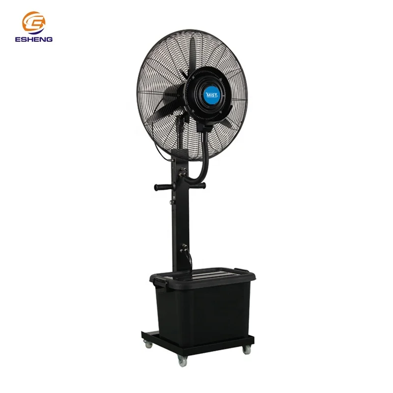industrial stand water mist fan for outdoor