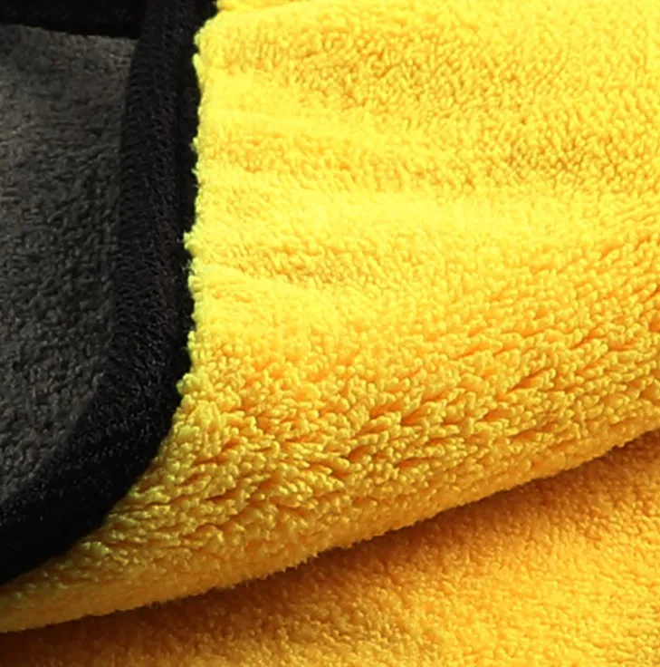 Plush Microfiber Polishing Towel Car wash towel thickening absorbing coral velvet scarf high-density car wash towel