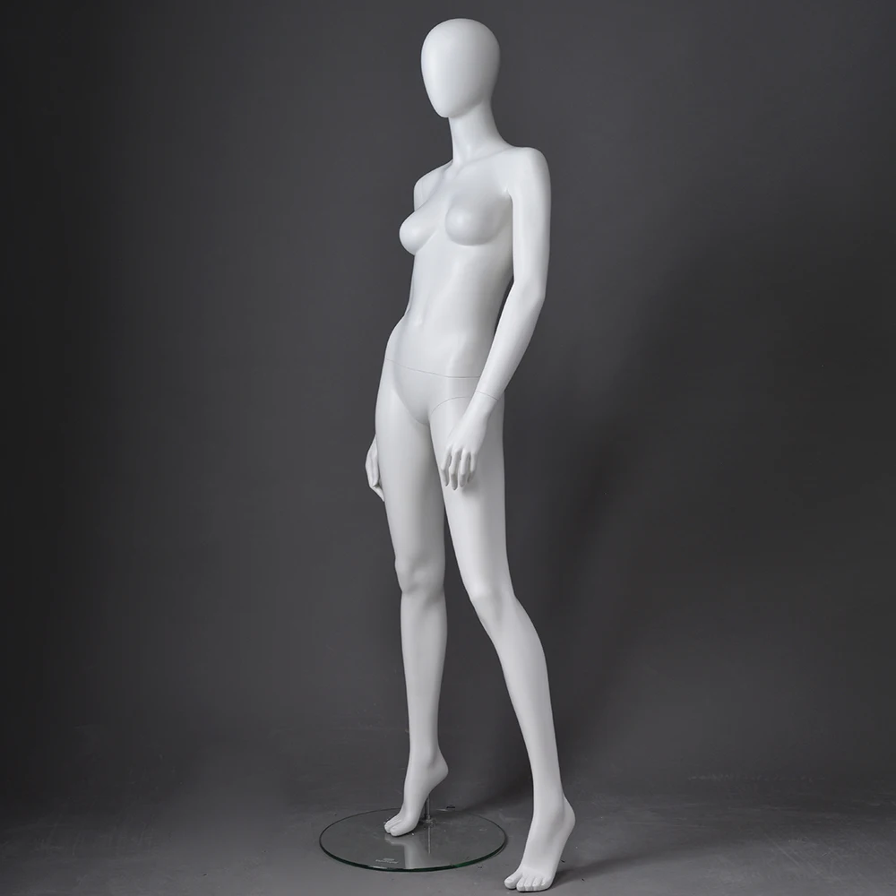 Абстрактный стоячий полноразмерный женский модный манекен для демонстрации женского платья manequins