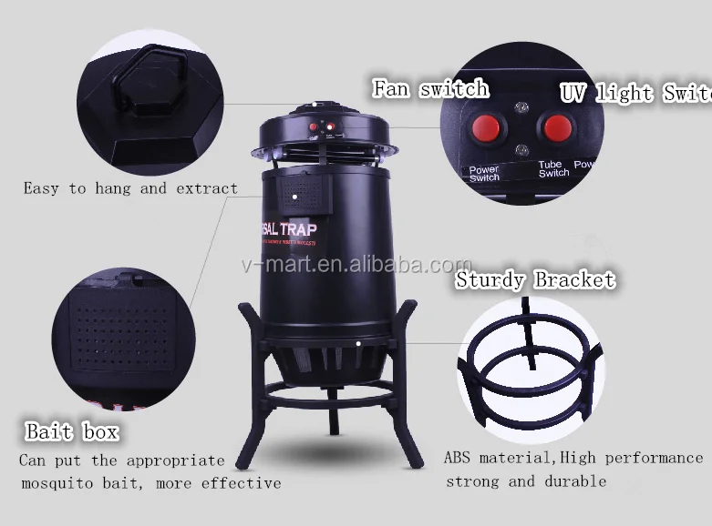V-mart, ловушка для феромонов, ловушка для комаров, ловушка для мух для улицы