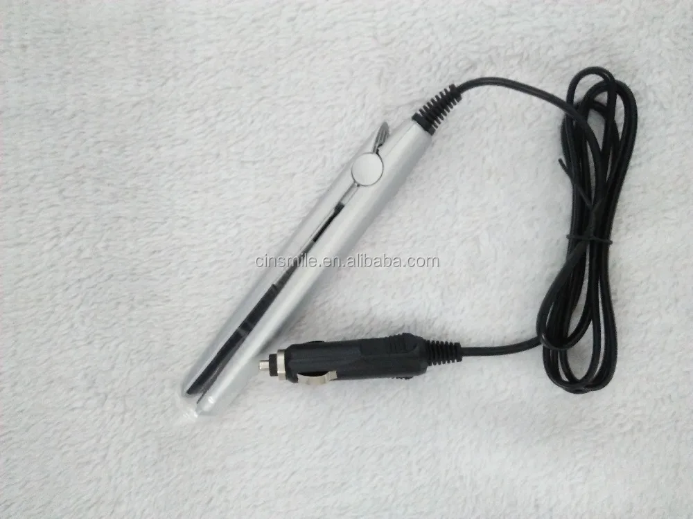 Hot sale mini car-charger hair straightener use in the car