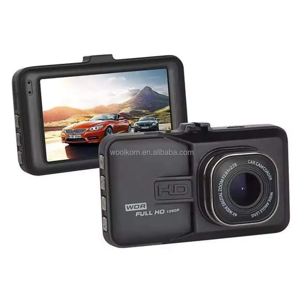 3 Inch Full HD 1080P Dash Cam Hands-Free Night Vision Car Camera Recorder DVR