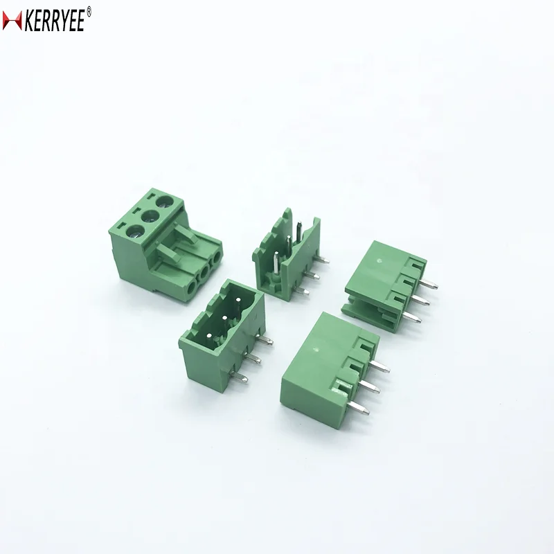 Клеммная колодка 2EDG 3P 5,0/5,08 мм с разъемом «Мама» и «папа»