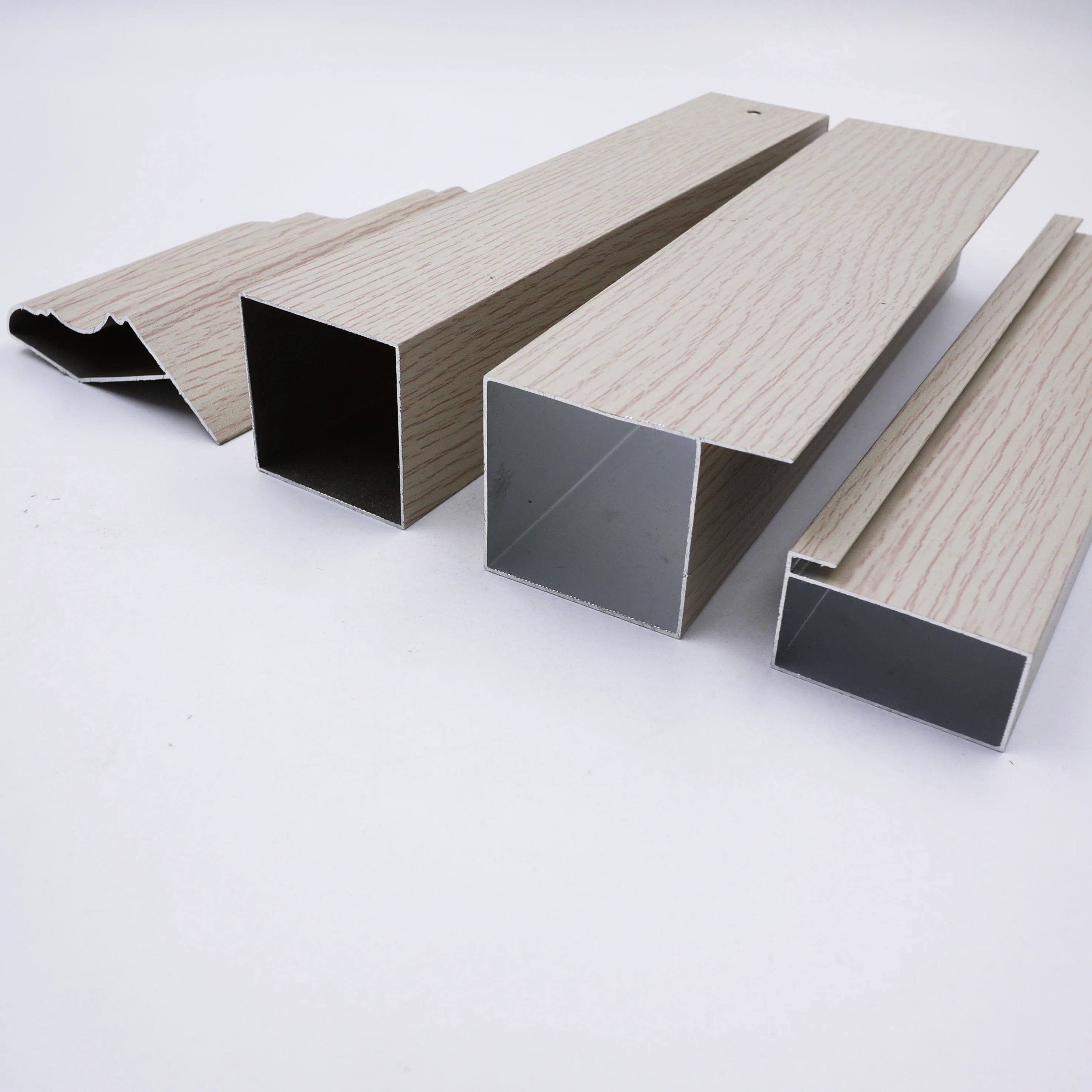 LENWA Aluminum Profile for Kitchen Door with Different Wood Grain Surface for Iraq Market